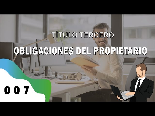 Obligaciones del propietario